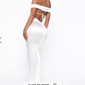 Floor Length Satin Gown